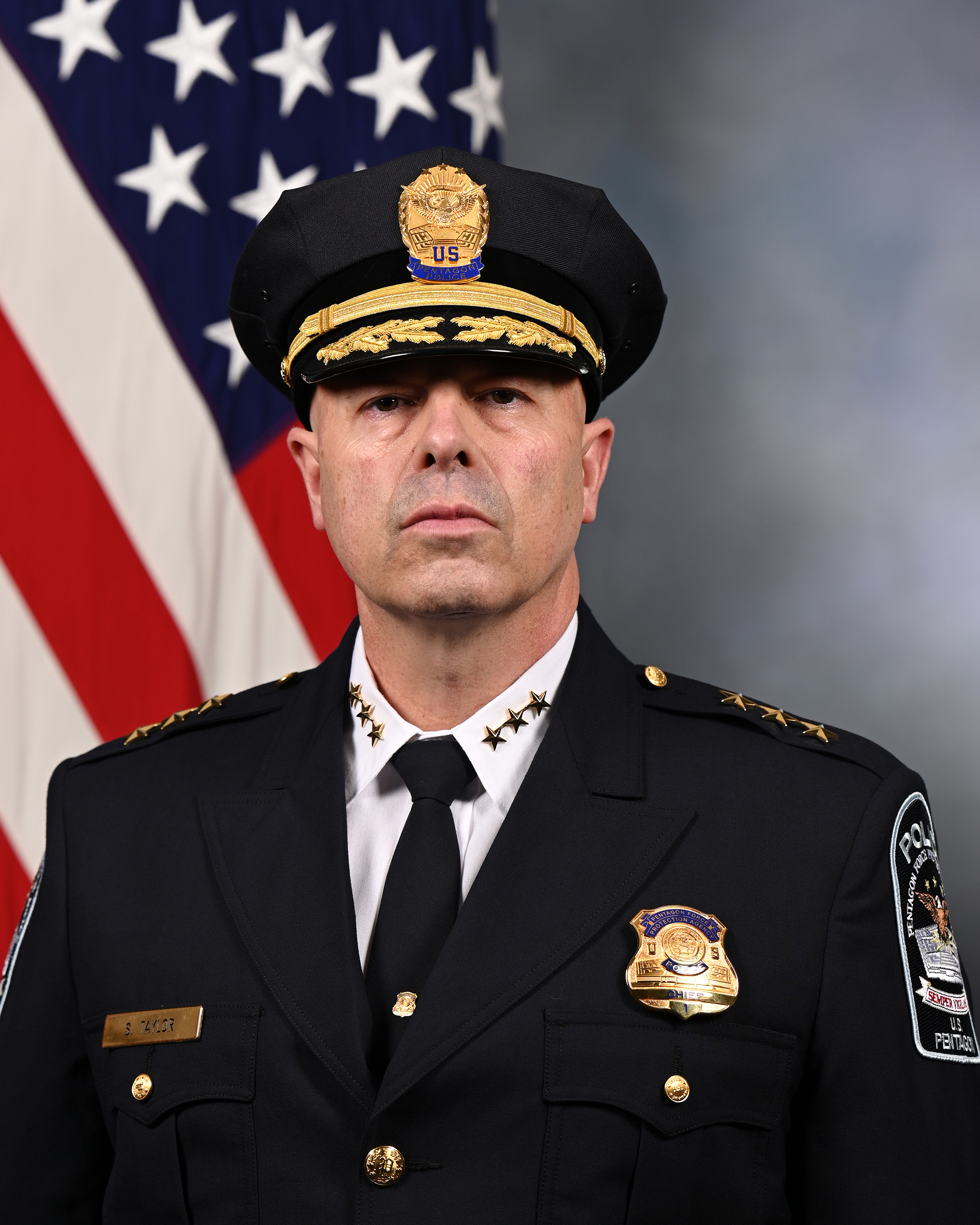 Portrait of Chief Steven Taylor, Chief of Pentagon Police
