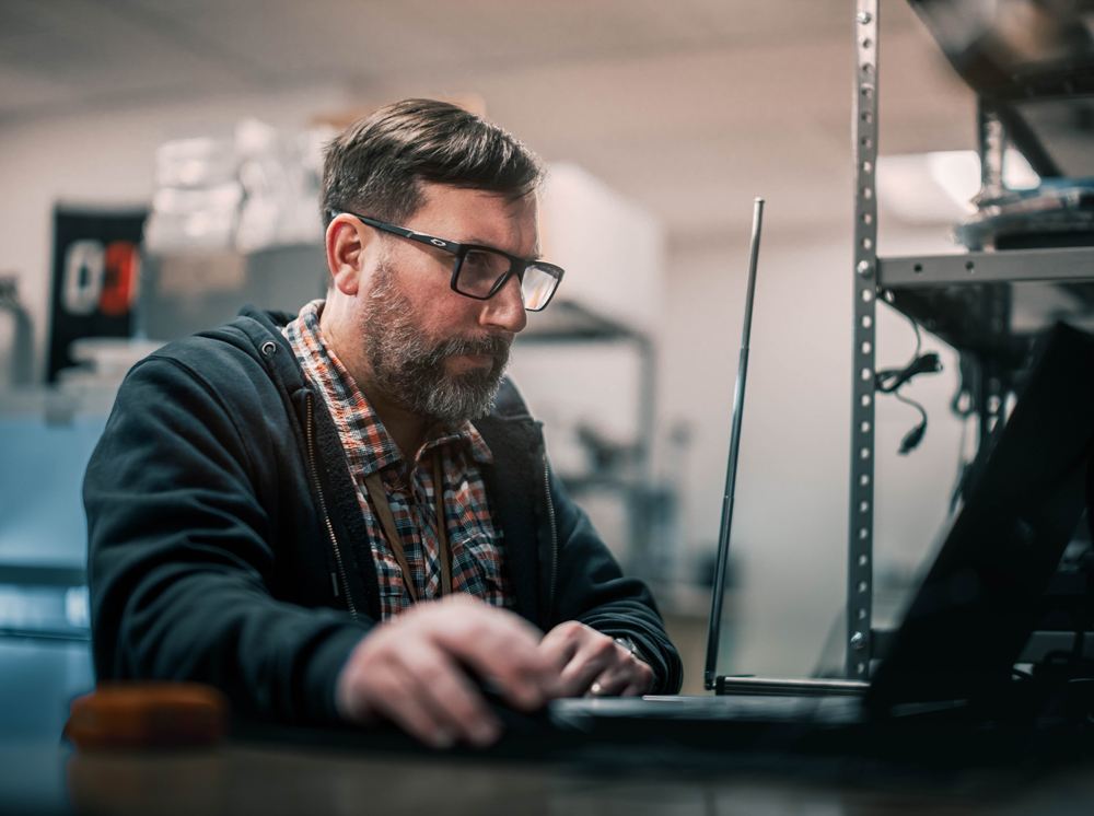 A PFPA employee works behind the scenes to assist the men and women in uniform.
