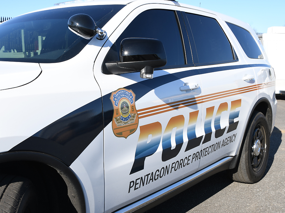 A Pentagon police cruiser.