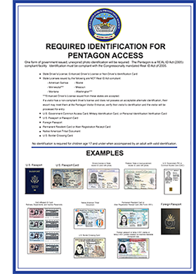 Acceptable ID poster Acceptable ID poster